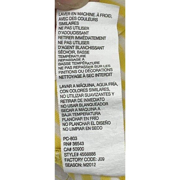 IZOD Golf  1/4 Button Pullover Shirt Men's Size XXL Yellow Short Sleeve Summer - Picture 11 of 12